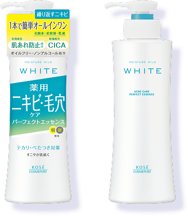 モイスチュアマイルド ホワイト アクネケア パーフェクトエッセンス